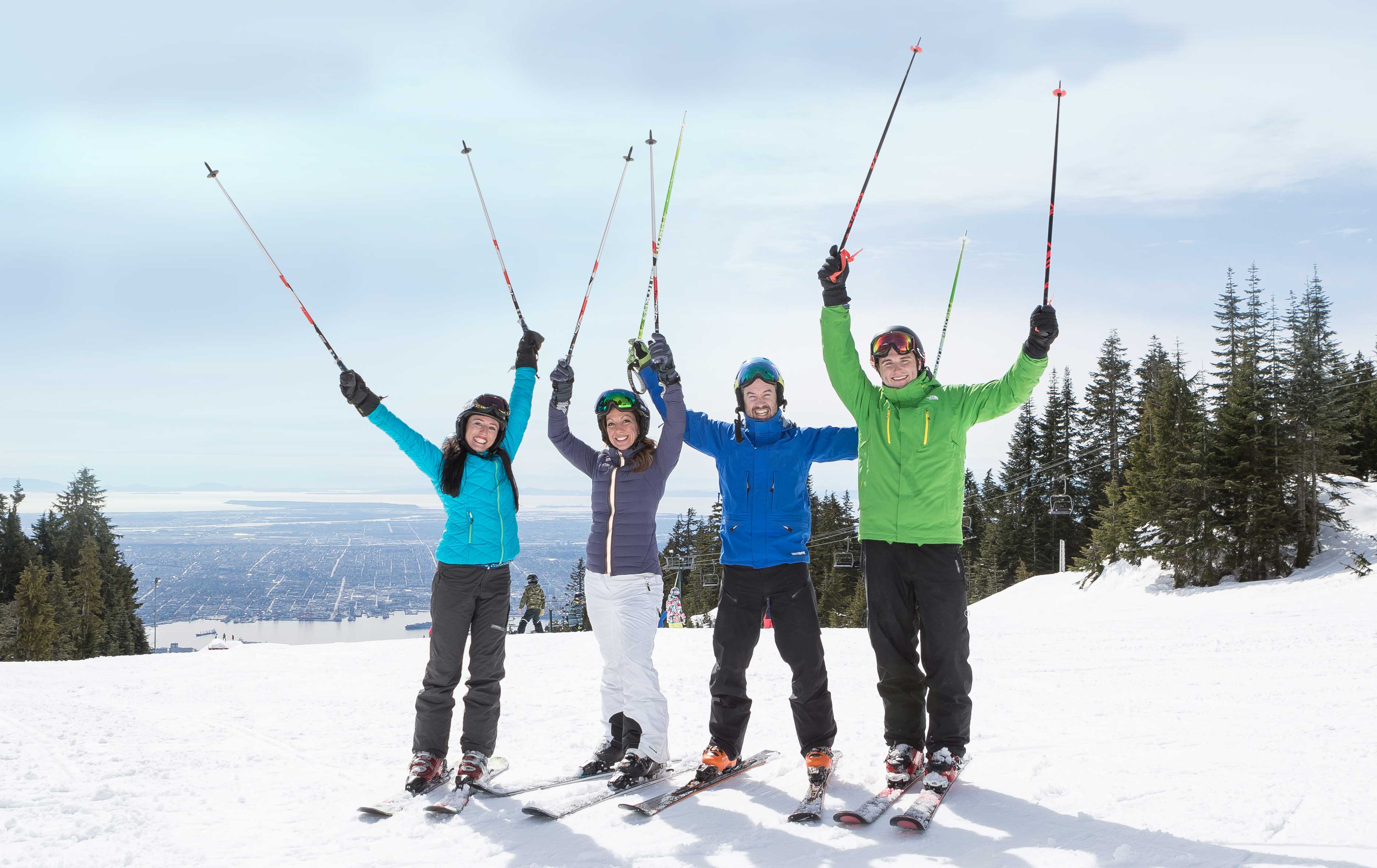 Adult Lessons Ski Clinic Grouse Mountain The Peak of Vancouver