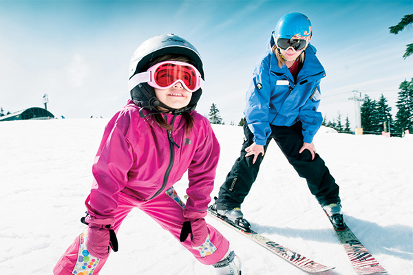 Ski lessons for tots and kids